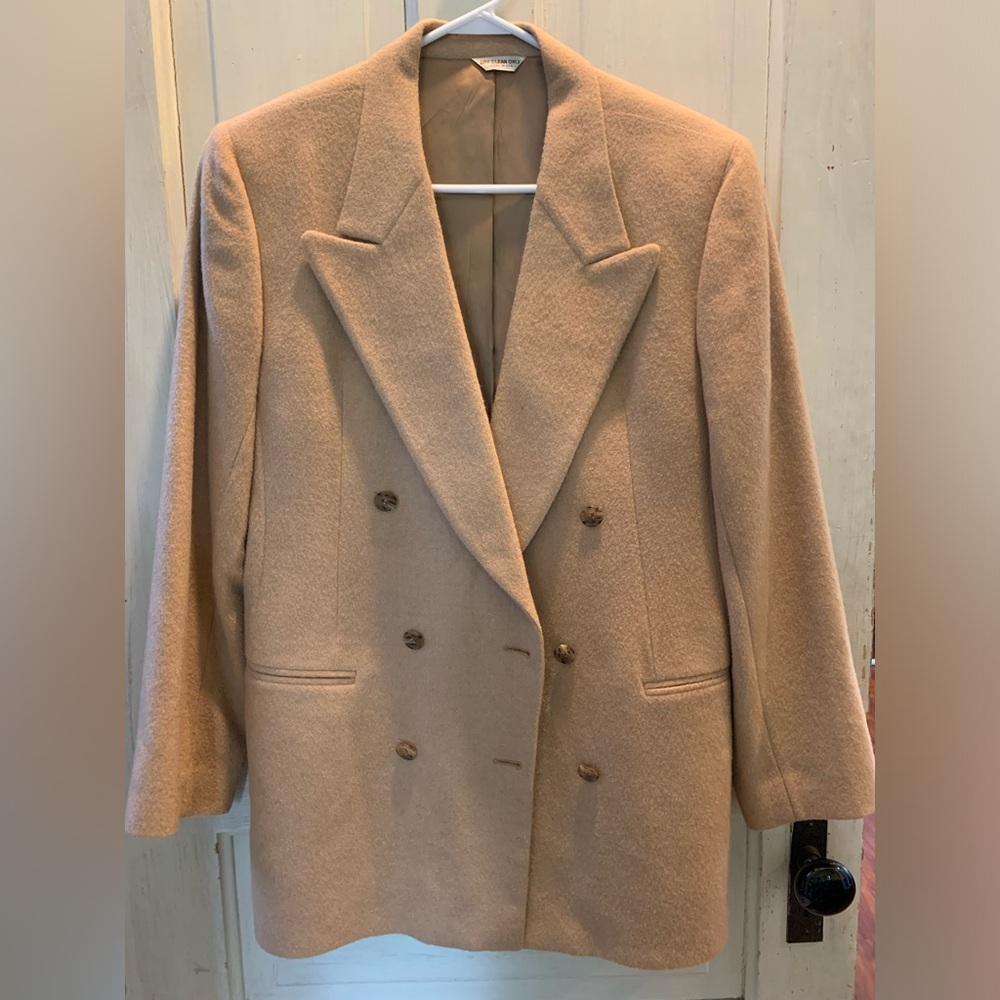 Beige Knee Length Woman’s Trench Coat